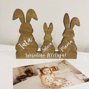 Zajączki - personalizowana dekoracja