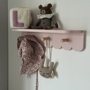 Półka falbanka z wieszakiem - różne kolory